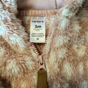 Carters infant baby girl footie outdoor